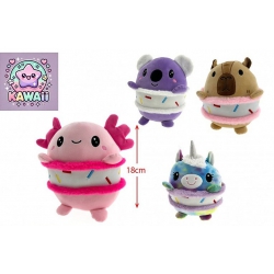 PELUCHE DONUT ANIMAL KAWAII 18 CM